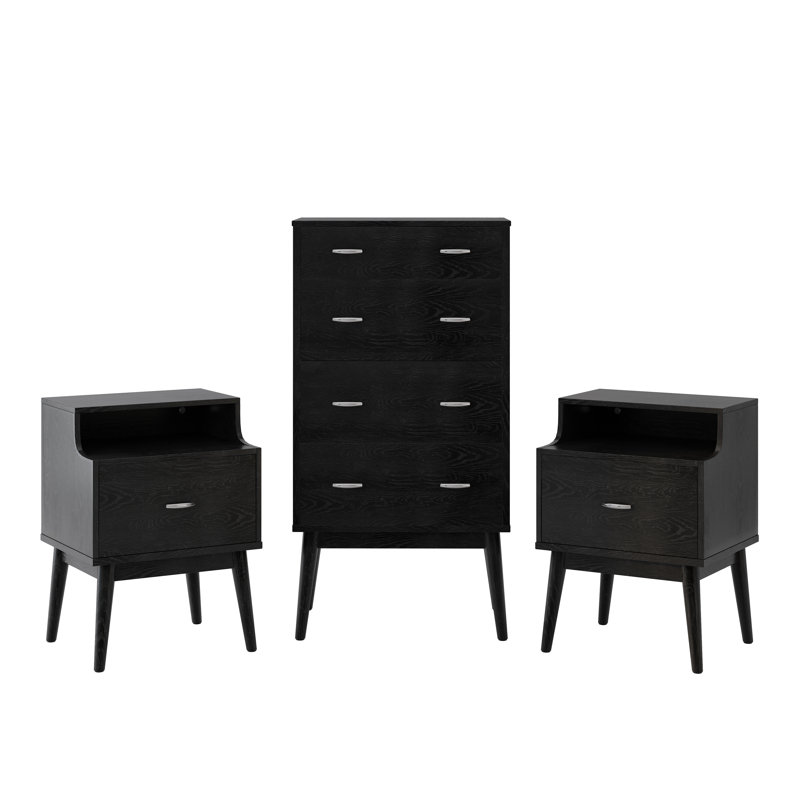 Oliver 3 Piece Bedroom Set Wayfair